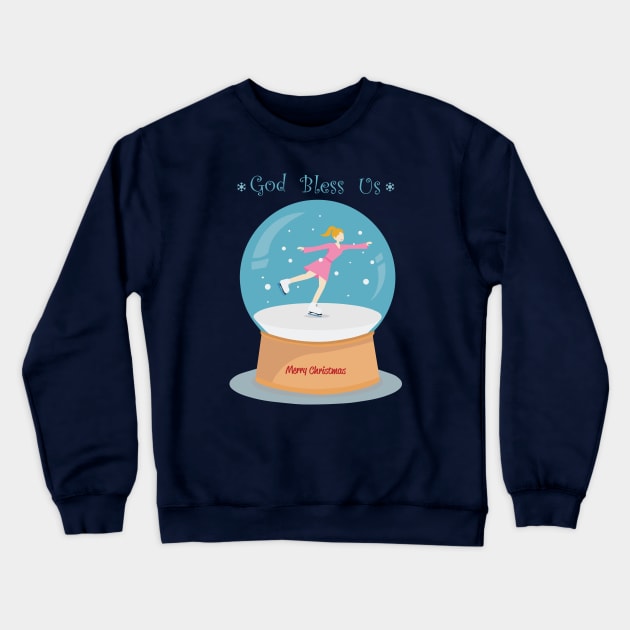Christmas Crewneck Sweatshirt by Flowerart1232